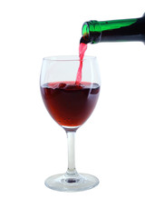 glass with red