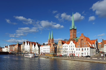 Fototapeta na wymiar Lübeck Obertrave