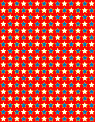 EPS8 Vector Red White and Blue Star Background