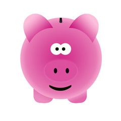 tirelire cochon rose