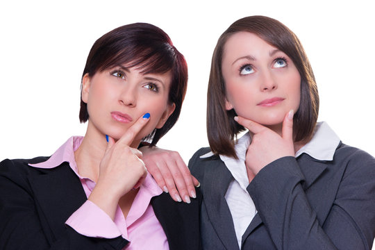 Frauen denken nach