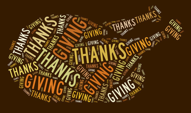 Thankgiving day turkey graphic illustration