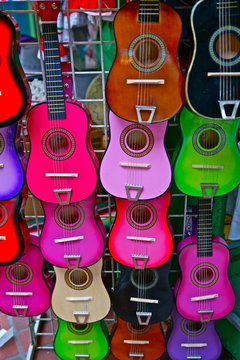 Many-coloured Guitars