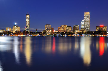 Obraz premium Boston Skyline at Back Bay