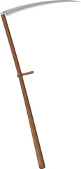 Illustration of scythes