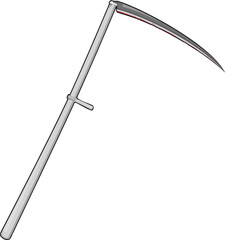 Illustration of a deadly scythes