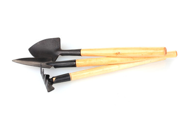 Garden set isolated on white