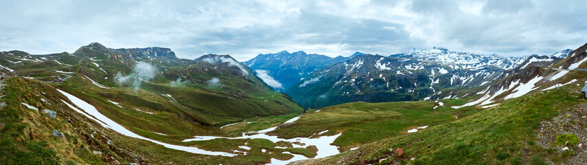 Fototapeta na wymiar Alpy lato panorama (Austria).