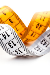 Yellow and white tailor meters