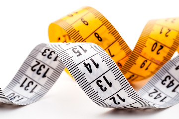 Yellow and white tailor meters