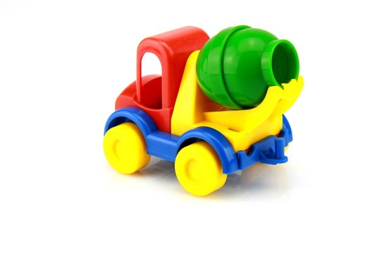 camion de chantier, jouet d'enfant