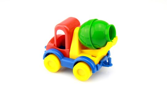 jouet d'enfant, camion de chantier
