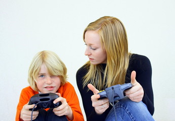 jouer à la console ensemble
