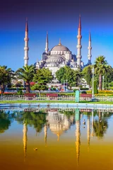 Keuken foto achterwand Turkije Blauwe Moskee in Istanbul - Turkije
