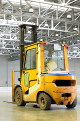 Loader in modern storehouse