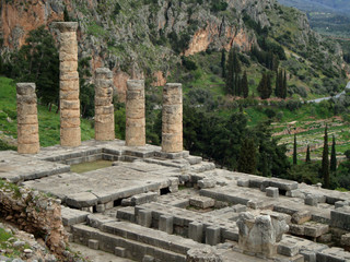 Temple of Apollo at Delphi, Greece