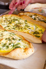 Feta Cheese Turkish Pide