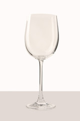 An empty wine glass