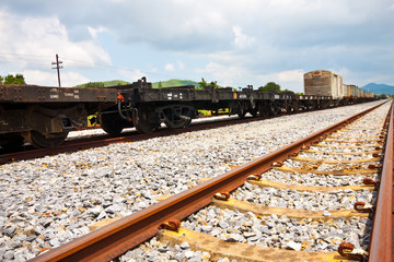 Naklejka premium train