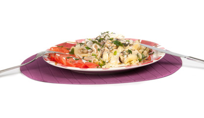 pasta with seafood
