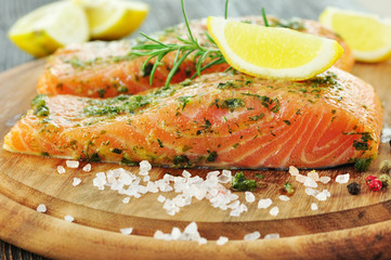 Lachs, Zitrone