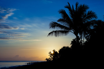 Fototapeta na wymiar Sunrise w Barcelo Punta Cana, Dominikana