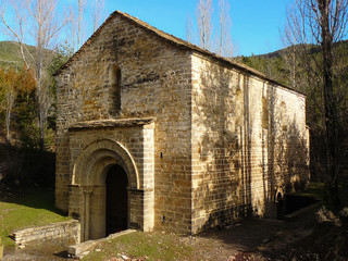 Romanesque chapel of San Adrián de Sasabe in Borau
