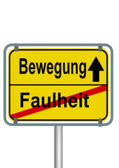 Bewegung vs Faulheit