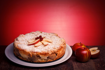 Cheescake With Sour Apples