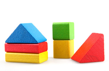 Wooden building blocks