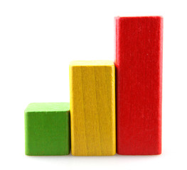 Wooden building blocks