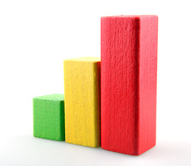 Wooden building blocks