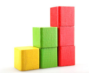 Wooden building blocks