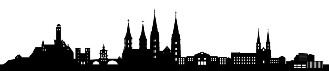 Fototapeta premium Bamberg Skyline