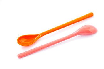 Plastic spoons