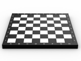 Empty chess board