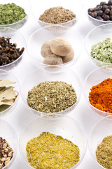 different spices