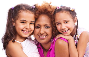 Obraz premium Mother and daughters