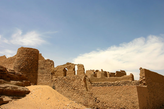 Old fortress close to Aswan