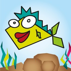 geometric fish,