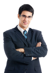 Businessman, isolated on white background