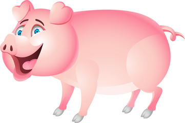 Smiling pig