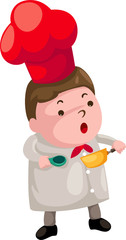 cartoon chef