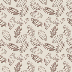 seamless cacao pod pattern - 40543741