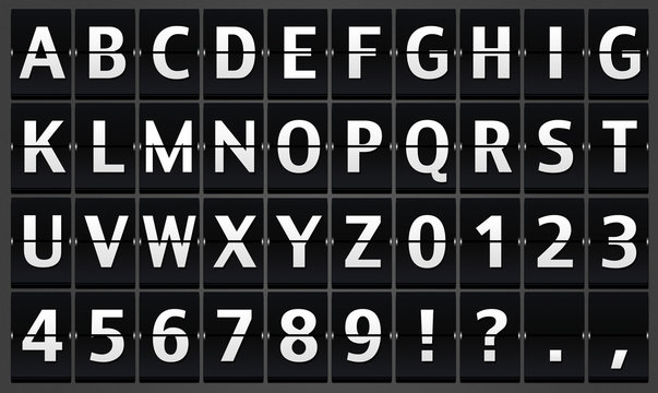 Alphabet panel