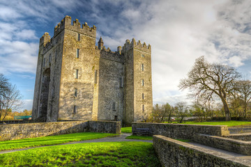 Bunratty castle in Co. Clare, Ireland