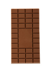 Chocolate is isolated on a white background