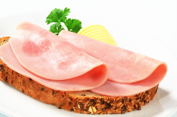 Bread and ham
