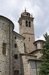 Fototapeta na wymiar Sanctuary of Madonna dell'Aiuto. Bobbio. Emilia-Romagna. Italy.