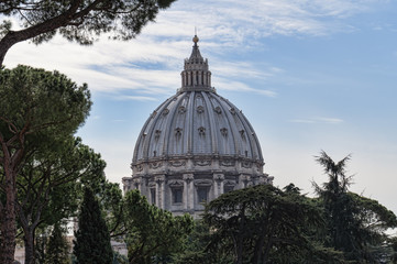 Fototapeta na wymiar Plac Świętego Piotra w Watykanie, Rzym